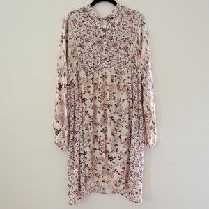 Floral Print Longsleeve Dress